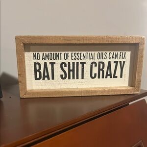 Cute table, shelf, or desk sign!